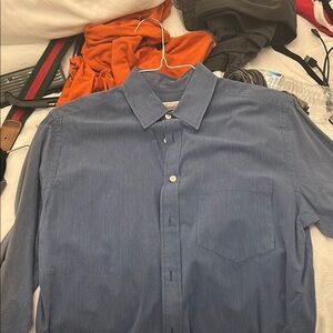 Merona Blue Long Sleeve Tee Shirt